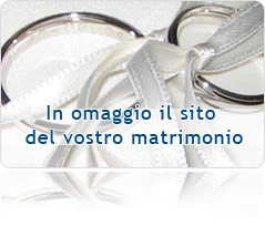 Il sito del vostro matrimonio in omaggio!